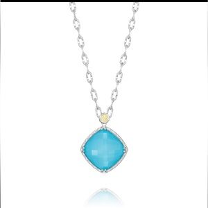 Tacori neolite turquoise back lace